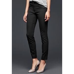 NWT Gap Signature Skinny Ankle Pants Black Size 10 Petite